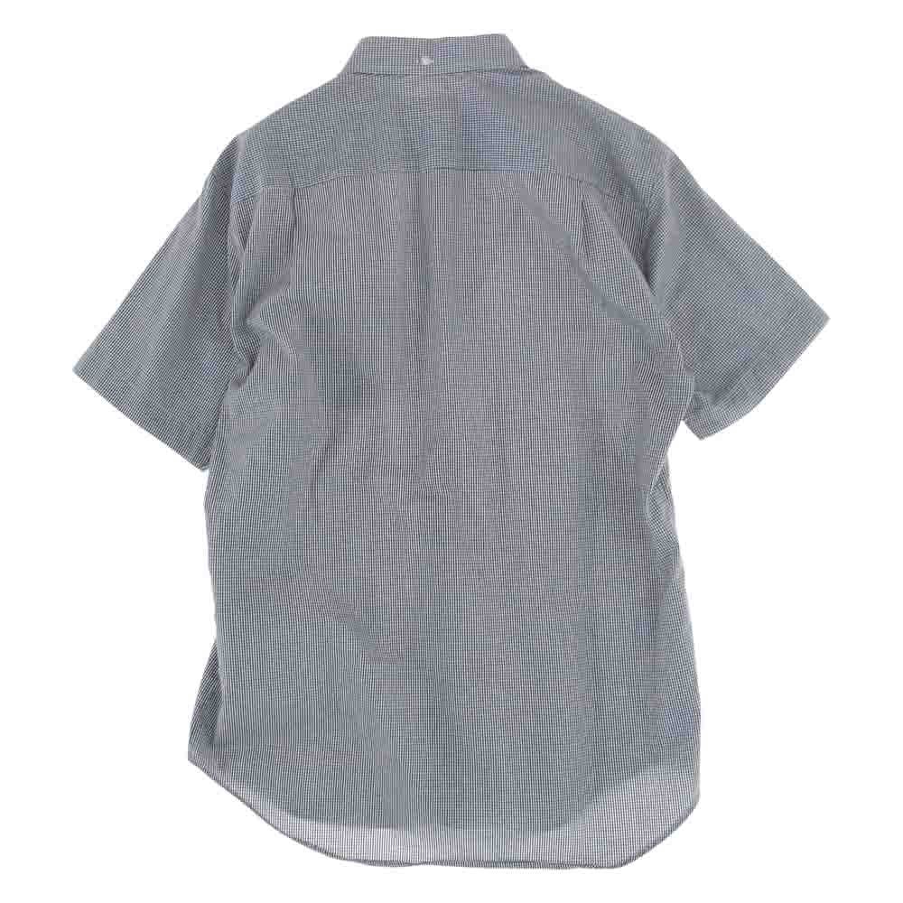 Supreme シュプリーム 14SS Mini Gingham Shirt ミニ ギンガムチェック 半袖 シャツ ブラック系 ホワイト系 S【中古】