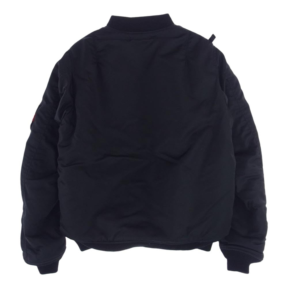 WTAPS ダブルタップス 14AW 142GWDT-JKM04 MA-1 フライト ボンバー ジャケット ブラック系 M【中古】