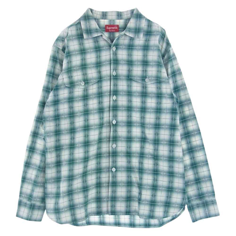 Supreme シュプリーム 07SS Diamond Plaid Shirt ダイヤモンド プレイド チェック 長袖 シャツ マルチカラー系 M【中古】