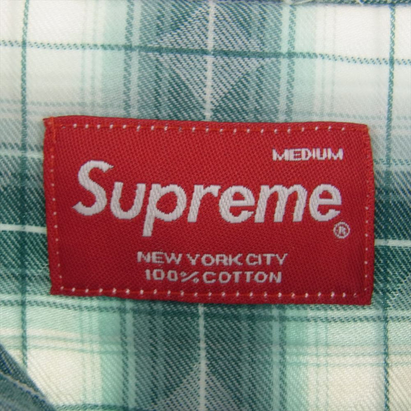 Supreme シュプリーム 07SS Diamond Plaid Shirt ダイヤモンド プレイド チェック 長袖 シャツ マルチカラー系 M【中古】