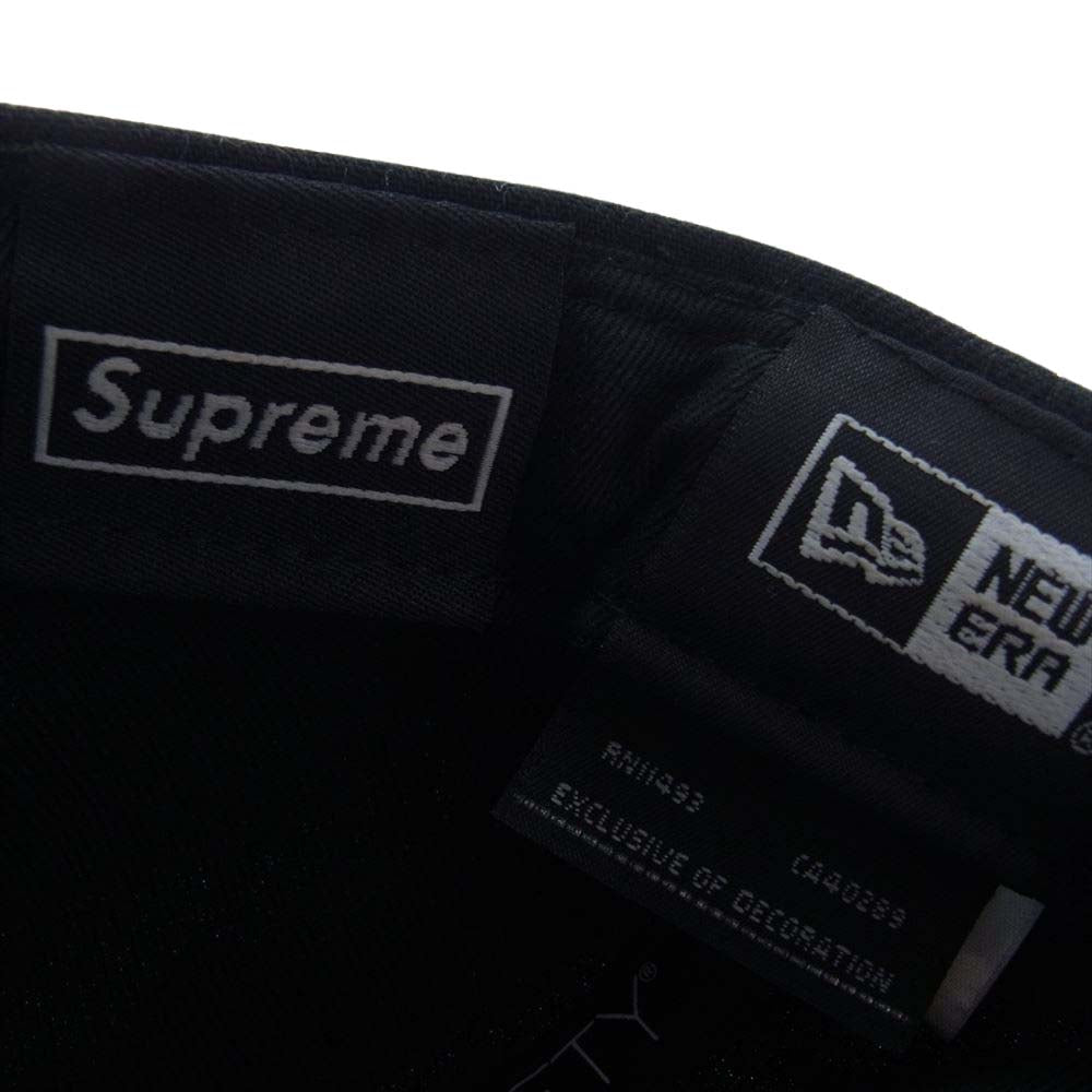 Supreme シュプリーム 22SS New Era Handstyle ニューエラ ハンドスタイル キャップ ブラック系【中古】