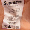 Supreme シュプリーム 18AW Checkered Denim Shirt Peach チェッカード デニム シャツ ピーチ 長袖 シャツ オレンジ系 L【中古】