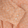 Supreme シュプリーム 18AW Checkered Denim Shirt Peach チェッカード デニム シャツ ピーチ 長袖 シャツ オレンジ系 L【中古】