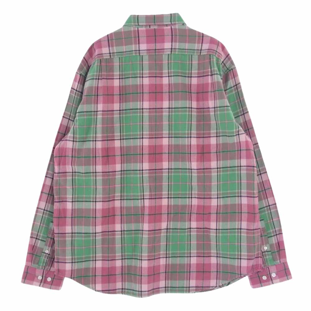 Supreme シュプリーム 22AW Plaid Flannel Shirt プレイド フランネル チェック シャツ マルチカラー系 L【中古】