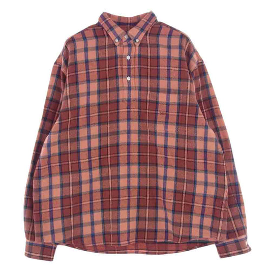 Supreme シュプリーム 23SS Pullover Plaid Flannel Shirt アノラック プルオーバー チェック フランネル シャツ マルチカラー系 M【中古】