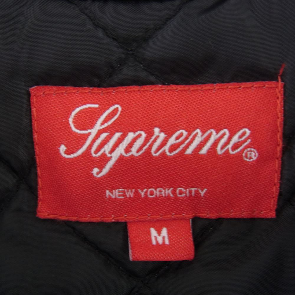 Supreme シュプリーム 19AW Quilted Hooded Plaid Shirt キルティング フーデッド プレイド チェック シャツ パーカー ライトブルー系 M【中古】