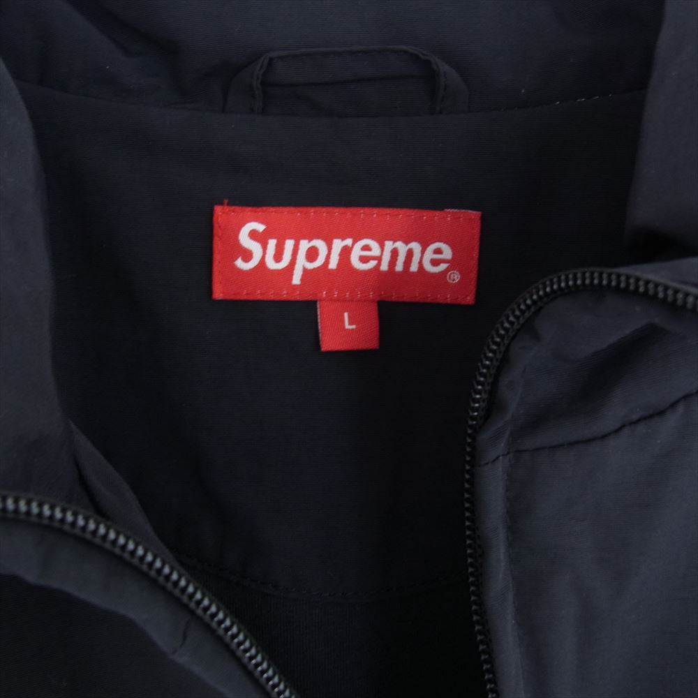 Supreme シュプリーム 21SS Spellout Track Jacket スペルアウト アームロゴ フルジップ トラックジャケット ブラック系 L【中古】