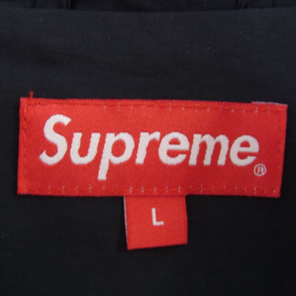 Supreme シュプリーム 21SS Spellout Track Jacket スペルアウト アームロゴ フルジップ トラックジャケット ブラック系 L【中古】