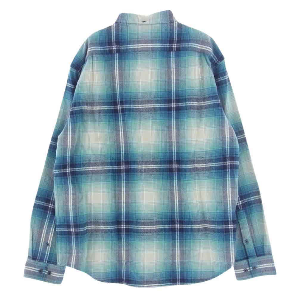 Supreme シュプリーム 23SS Shadow Plaid Flannel Shirt シャドー プラッド フランネル 長袖 シャツ  マルチカラー系 M【美品】【中古】