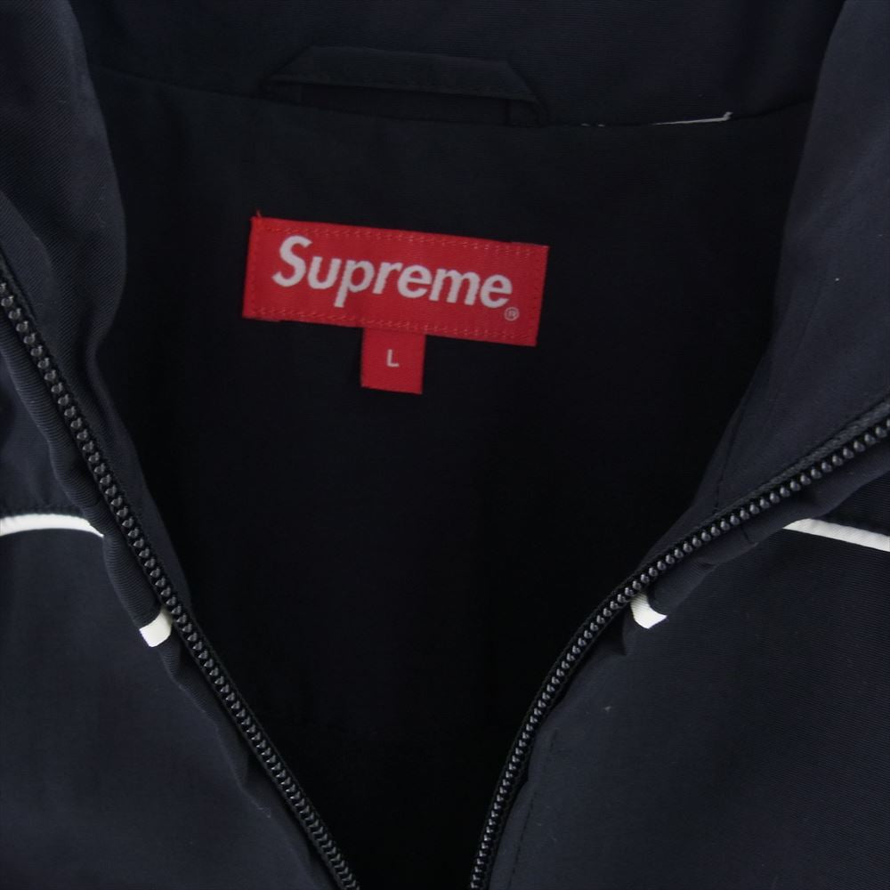 Supreme シュプリーム 21AW S Paneled Track Jacket Sパネル フルジップ トラックジャケット ブラック系 L【中古】