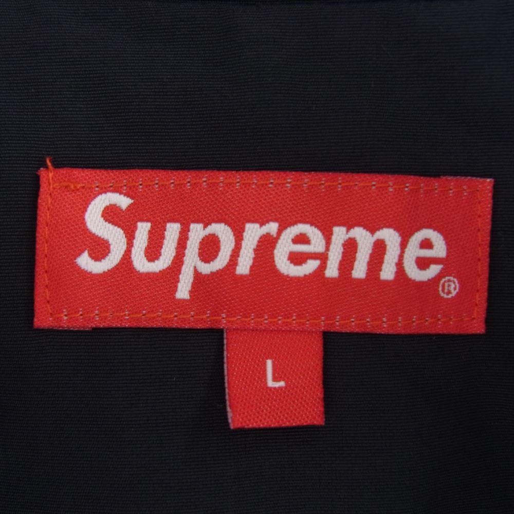 Supreme シュプリーム 21AW S Paneled Track Jacket Sパネル フルジップ トラックジャケット ブラック系 L【中古】