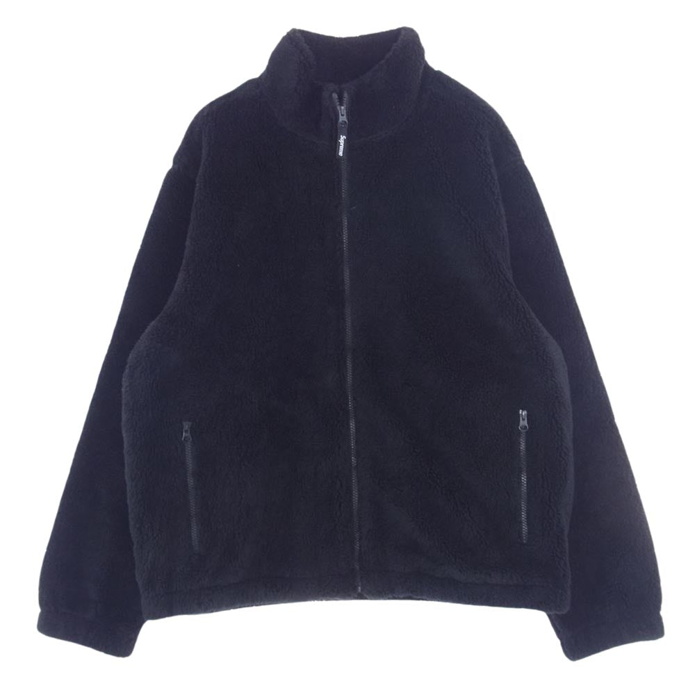 Supreme シュプリーム 22SS Star Fleece Jacket スター フリース ジャケット ブラック系 L【美品】【中古】