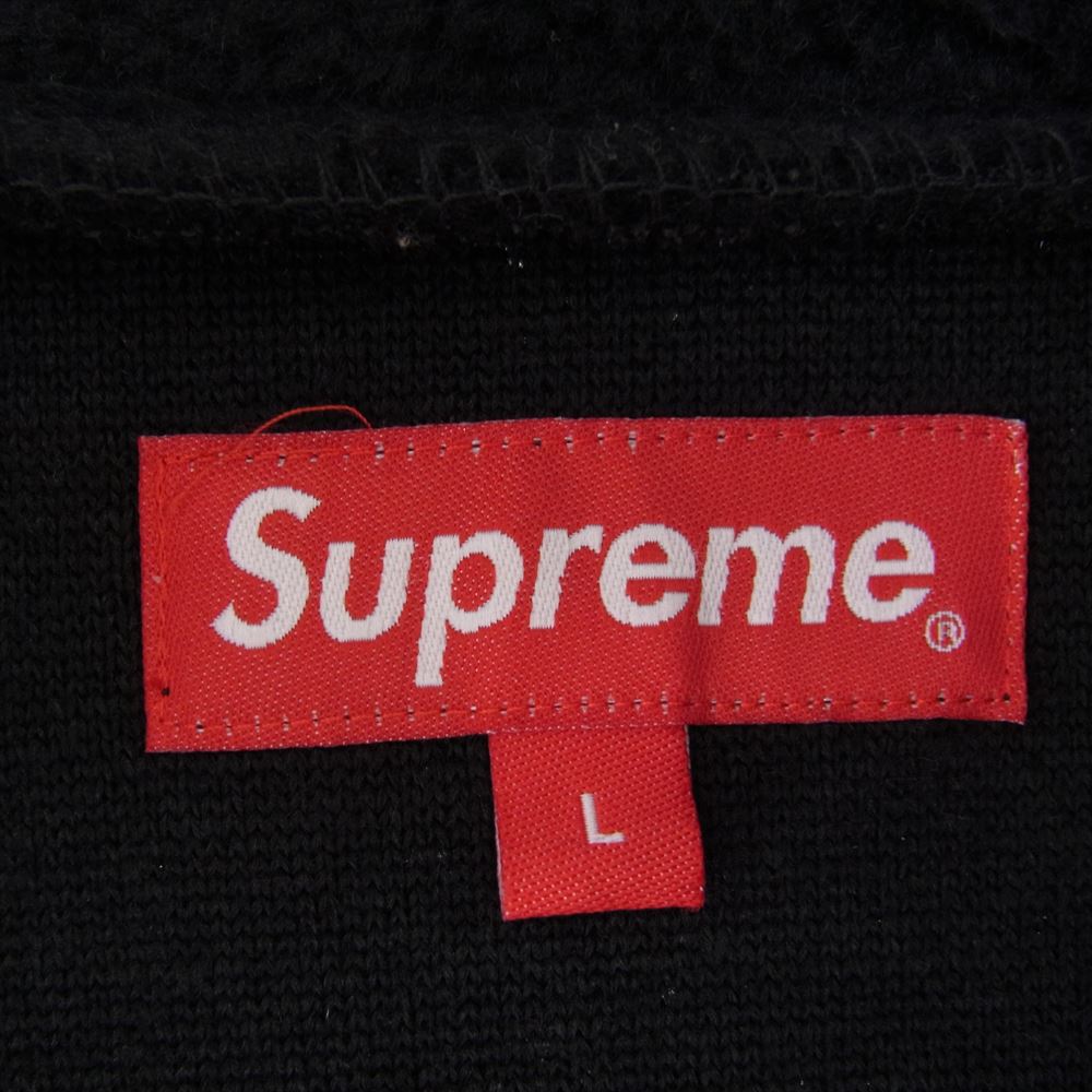 Supreme シュプリーム 22SS Star Fleece Jacket スター フリース ジャケット ブラック系 L【美品】【中古】