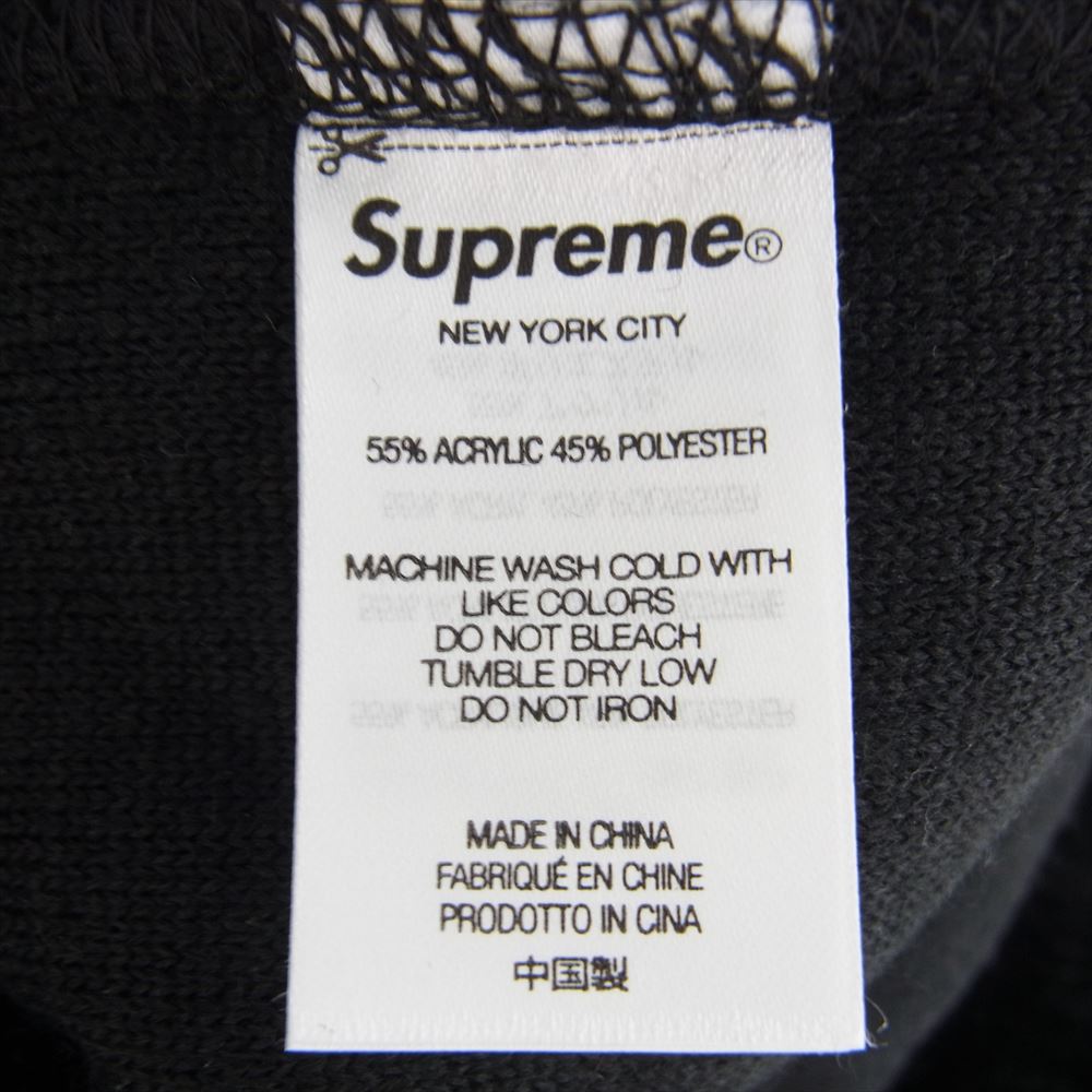 Supreme シュプリーム 22SS Star Fleece Jacket スター フリース ジャケット ブラック系 L【美品】【中古】