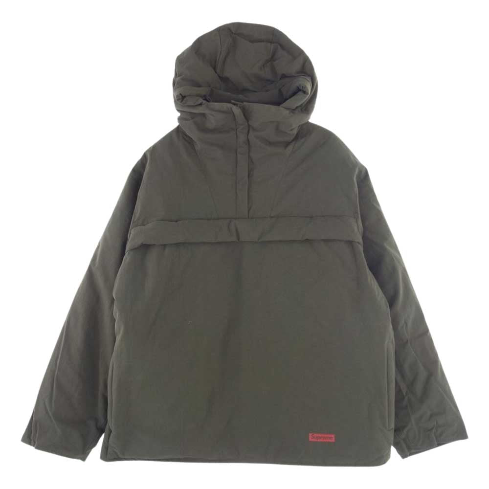 Supreme シュプリーム 22SS Hooded Down Pullover アノラック プルオーバー ダウンジャケット カーキ系 M【中古】
