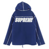 Supreme シュプリーム 21AW Faux Shearling Hooded Jacket フェイク シャーリング フーデッド ジャケット ブルー系 L【中古】