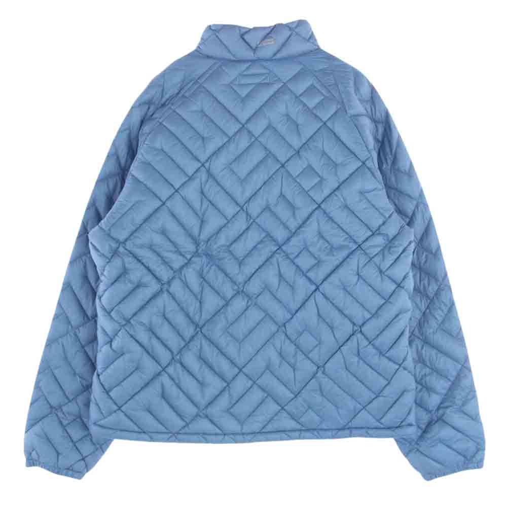 Supreme シュプリーム 22SS Spellout Quilted Down スペルアウト キルティング ダウンジャケット ライトブルー系 L【中古】