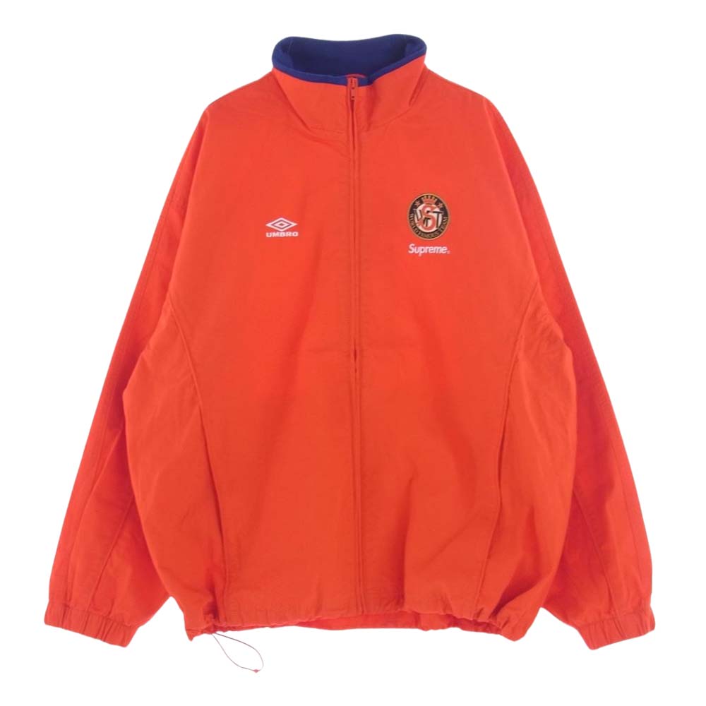 Supreme シュプリーム 23AW WEEK5 UMBRO COTTON RIPSTOP TRACK JACKET アンブロ コットン リップストップ トラックジャケット オレンジ系 L【美品】【中古】