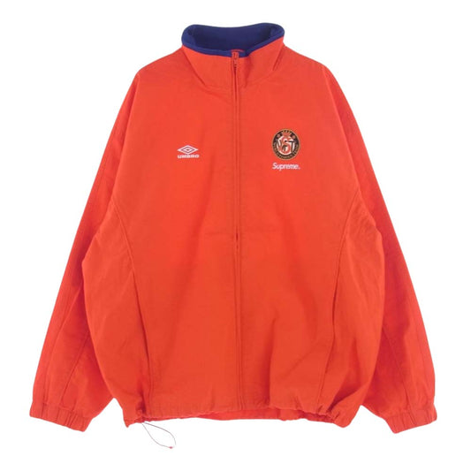 Supreme シュプリーム 23AW WEEK5 UMBRO COTTON RIPSTOP TRACK JACKET アンブロ コットン リップストップ トラックジャケット オレンジ系 L【美品】【中古】