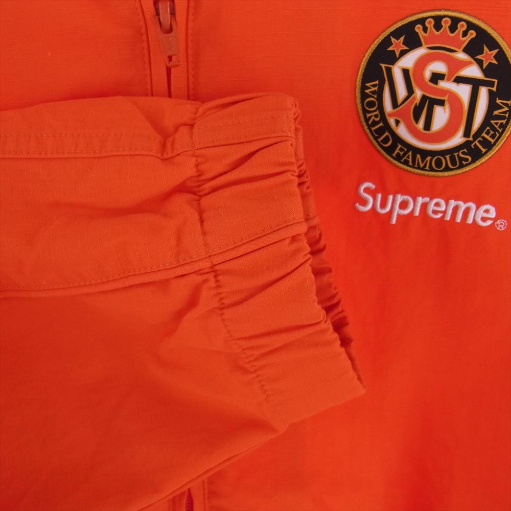 Supreme シュプリーム 23AW WEEK5 UMBRO COTTON RIPSTOP TRACK JACKET アンブロ コットン リップストップ トラックジャケット オレンジ系 L【美品】【中古】