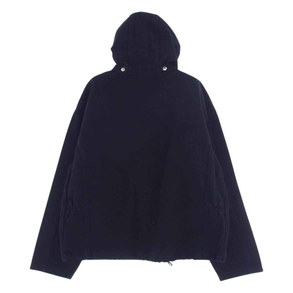 Supreme シュプリーム 23SS Canvas Clip Jacket フーデッド キャンバス ジャケット ブラック系 L【中古】