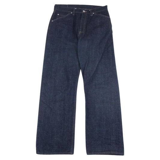 STABILIZER GNZ lot.0-09 SELVEDGE WIDE STRAIGHT セルビッジ ワイド ストレート デニム パンツ インディゴブルー系 32【中古】