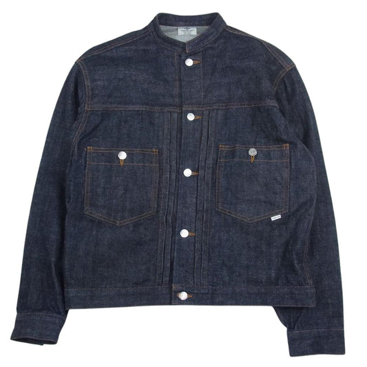 STABILIZER GNZ lot.8-38 STAND COLLAR JACKET TYPE-2 タイプ2 スタンドカラー デニム ジャケット インディゴブルー系 40【中古】