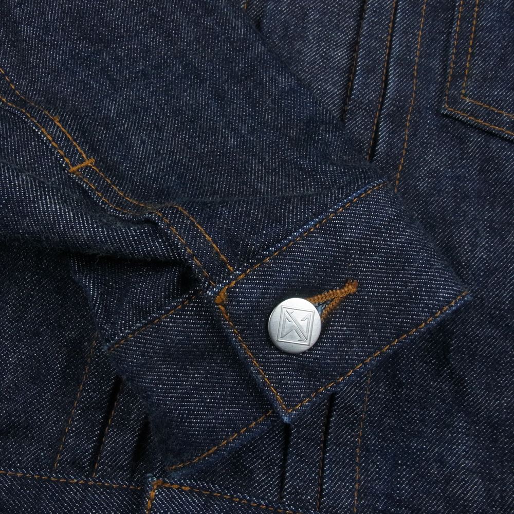 STABILIZER GNZ lot.8-38 STAND COLLAR JACKET TYPE-2 タイプ2 スタンドカラー デニム ジャケット インディゴブルー系 40【中古】