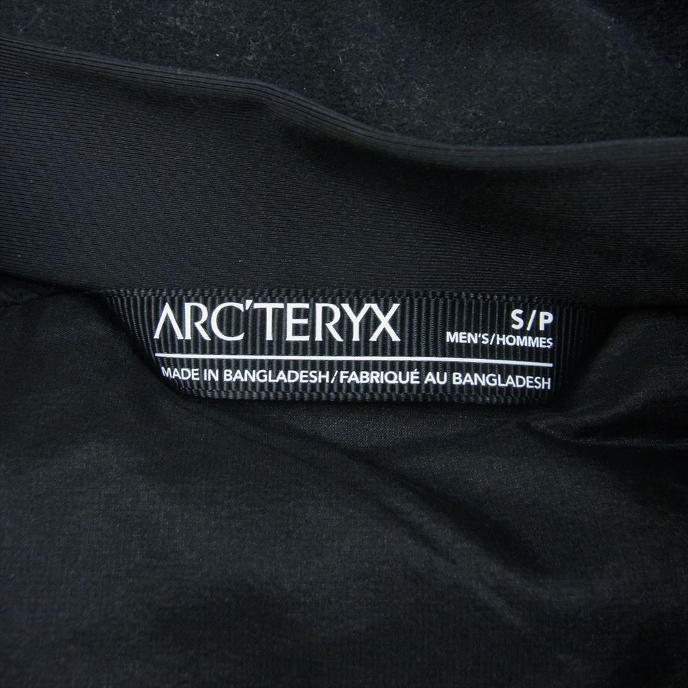 ARC'TERYX アークテリクス 24106-139033 ATOM LT アトム 中綿 ジャケット ブラック系 S【中古】