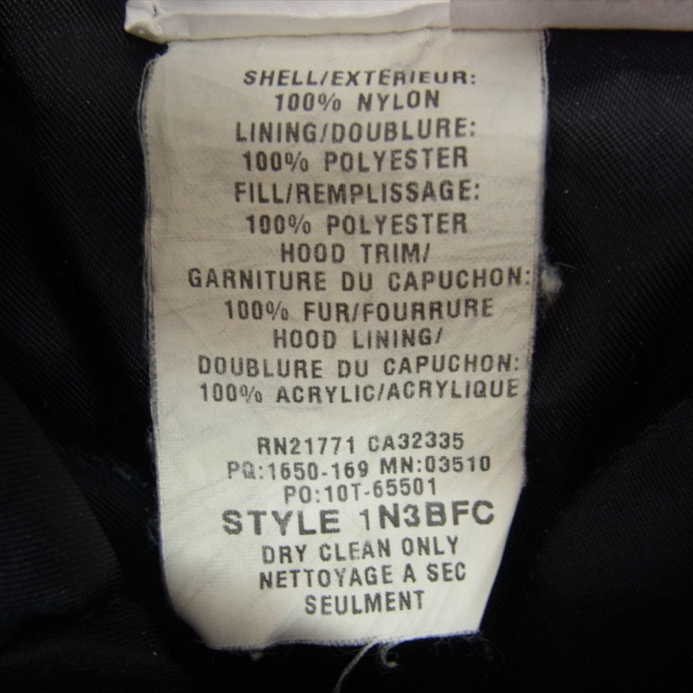 SPIEWAK スピーワック 1N3BFC アメリカ製 N-3B フライトジャケット ナイロン 中綿 ジャケット ブラック系 36【中古】