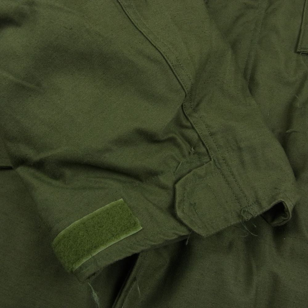 ヴィンテージ 8415-00-782-2936 DSA100-76-C-1704 70s vintage 米軍実物 US ARMY M-65 中綿 キルティング ライナー付き ヴィンテージ フィールドジャケット カーキ系 S【中古】