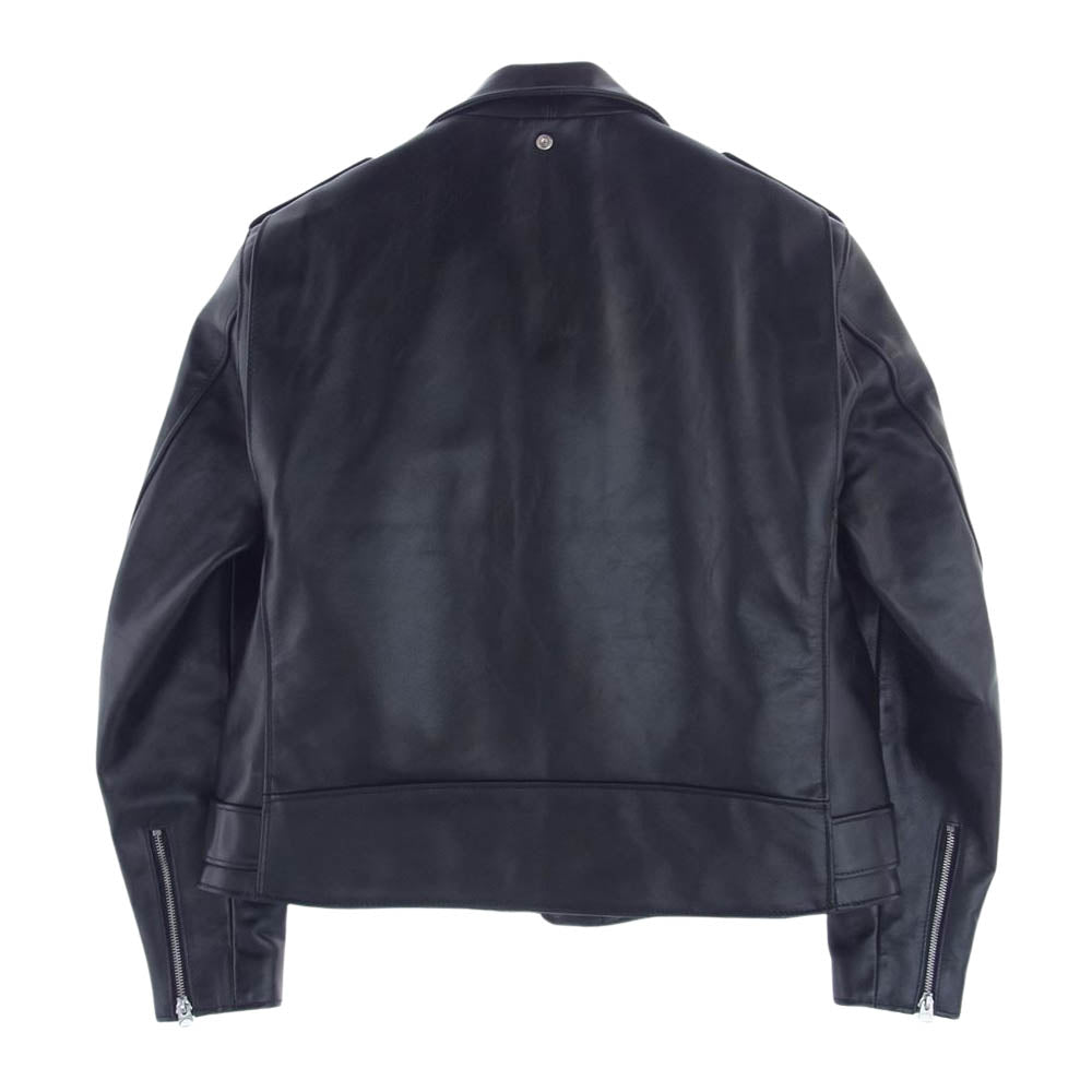 schott ショット 613UST ONESTAR ワンスター ダブルライダース レザー ジャケット ブラック系 46【中古】