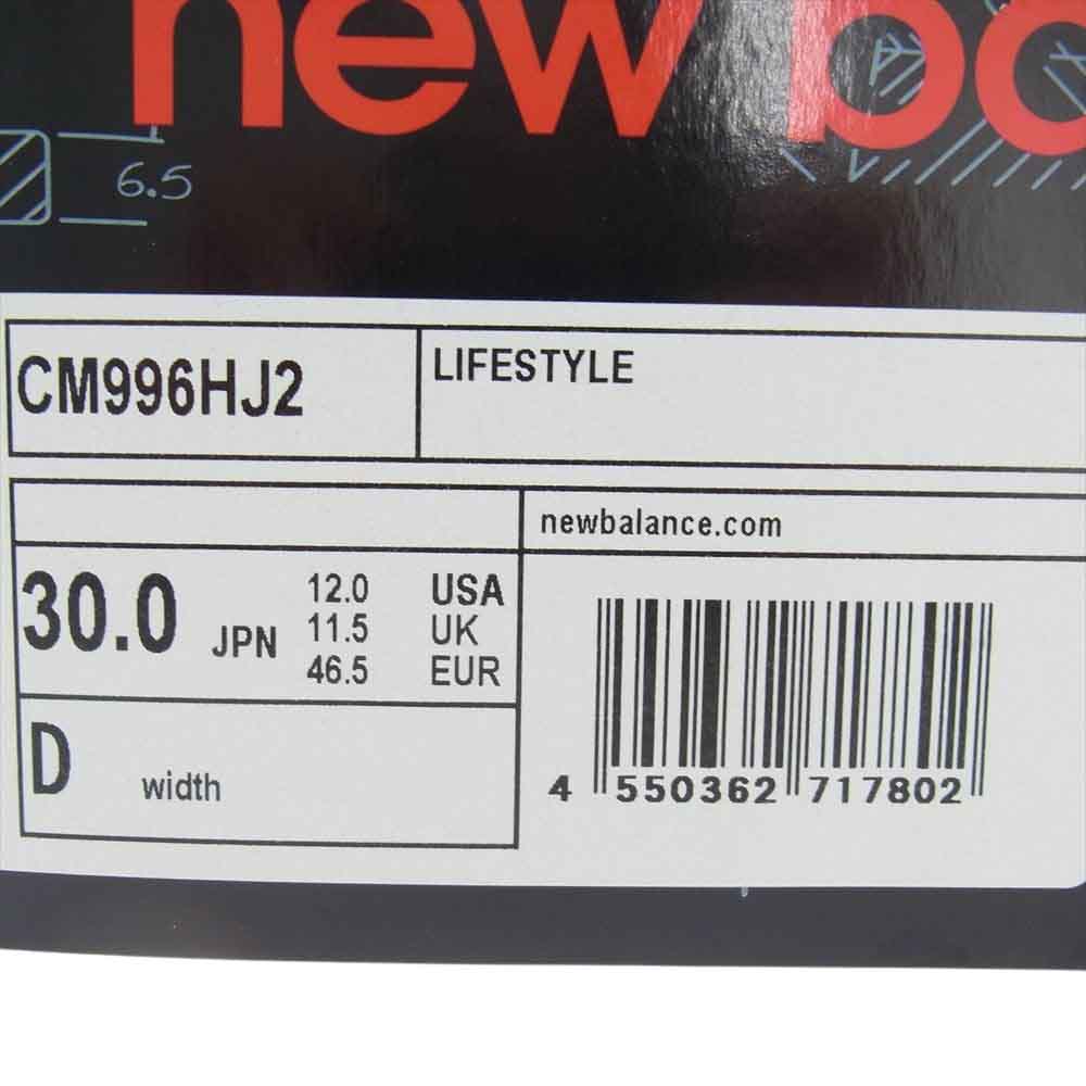 NEW BALANCE ニューバランス CM996HJ2 35th anniversary width D ヴィンテージ 996 35周年 アニバーサリー スニーカー グレー系 30cm【新古品】【未使用】【中古】