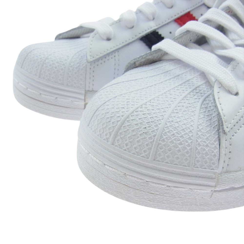 adidas アディダス FX2328 SUPERSTAR スーパースター スニーカー ホワイト系 US7【美品】【中古】