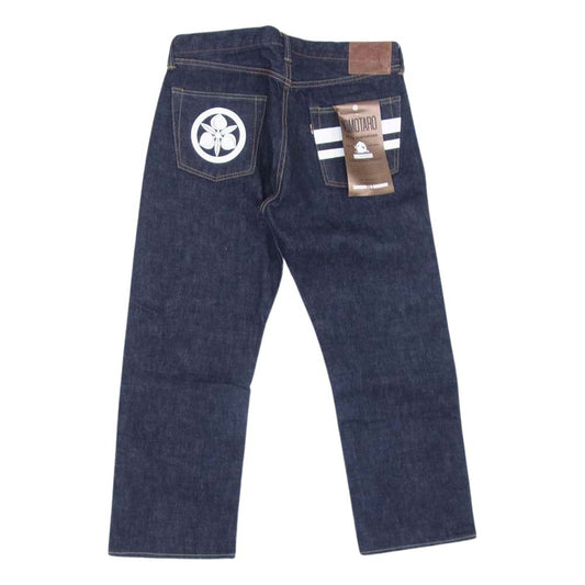 MOMOTARO JEANS 桃太郎ジーンズ 1006SPZ 500240 出陣LABEL ミドルストレート デニム パンツ インディゴブルー系 34【美品】【中古】