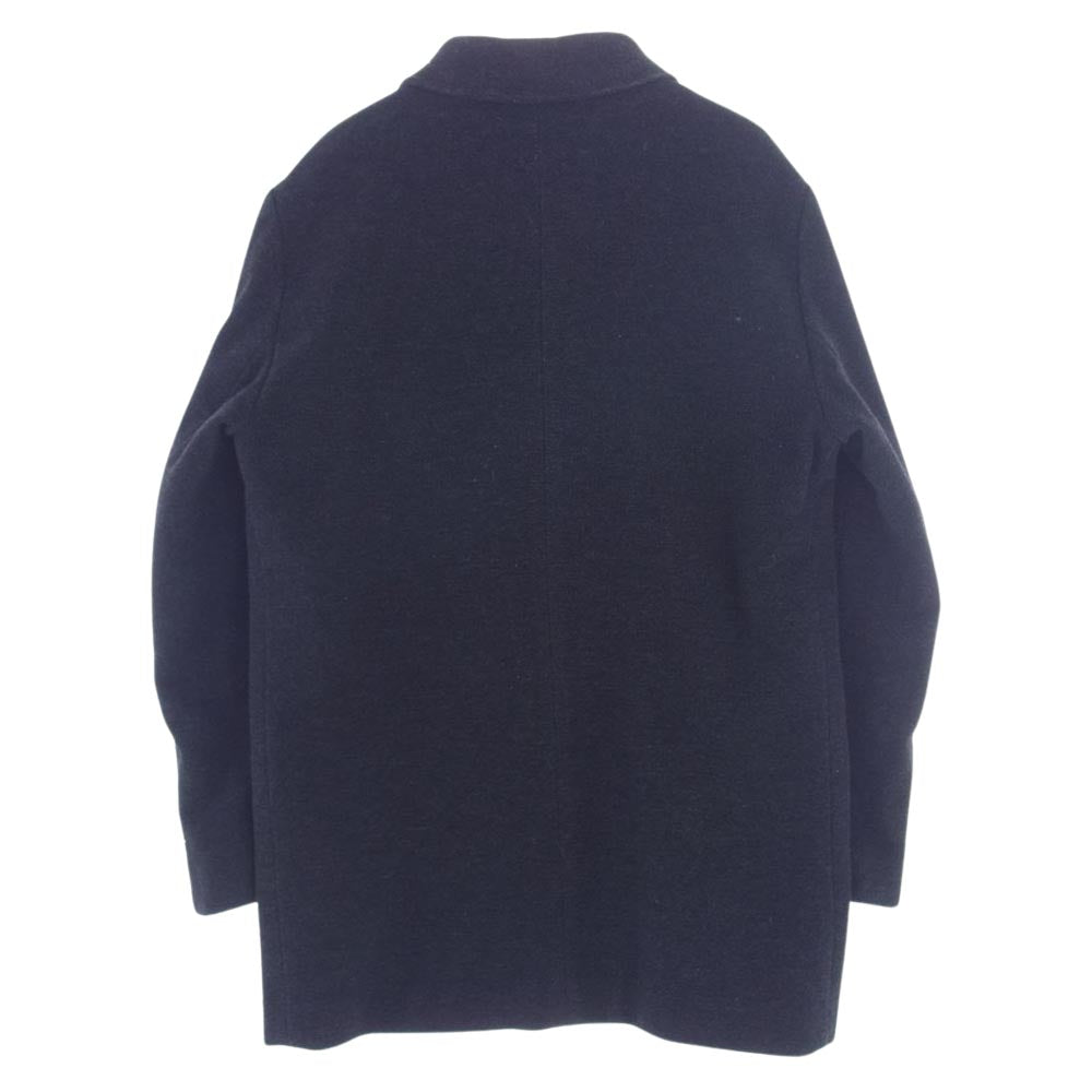 Brooks Brothers ブルックスブラザーズ USA製 カシミヤ混ウール ボックスシルエット ハーフコート ダークグレー系 SM【中古】