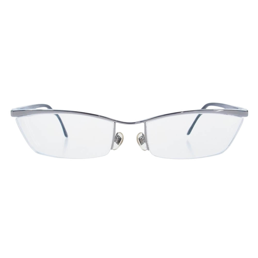alain mikli アランミクリ STARCK STARCK EYES スタルク アイズ 度入りレンズ 眼鏡 アイウェア ブラック系 シルバー系 60□18　145【中古】