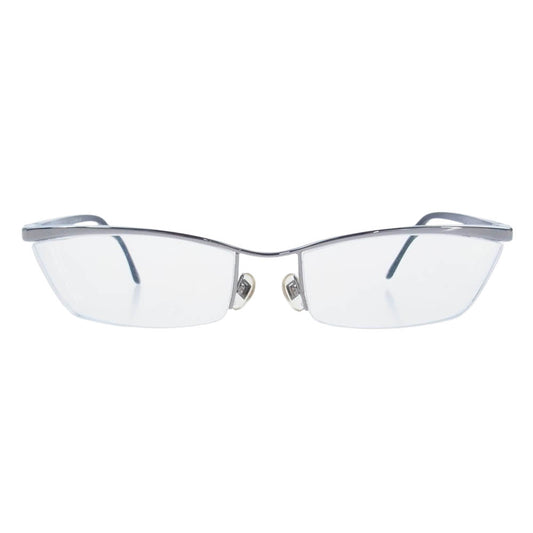 alain mikli アランミクリ STARCK STARCK EYES スタルク アイズ 度入りレンズ 眼鏡 アイウェア ブラック系 シルバー系 60□18　145【中古】
