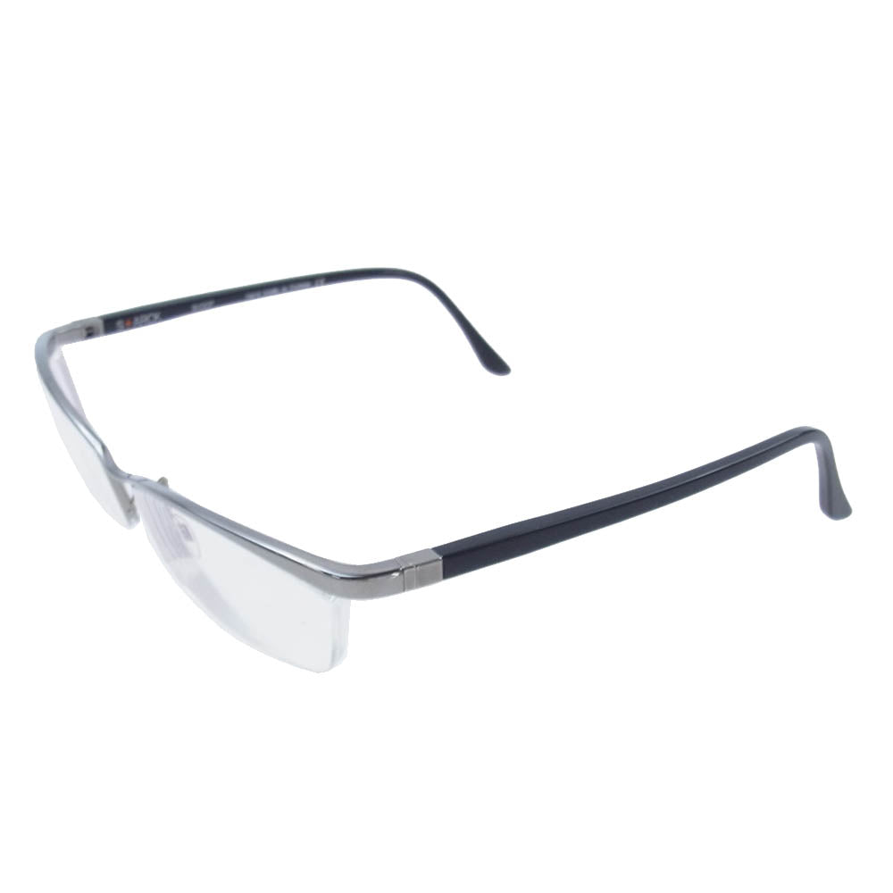 alain mikli アランミクリ STARCK STARCK EYES スタルク アイズ 度入りレンズ 眼鏡 アイウェア ブラック系 シルバー系 60□18　145【中古】