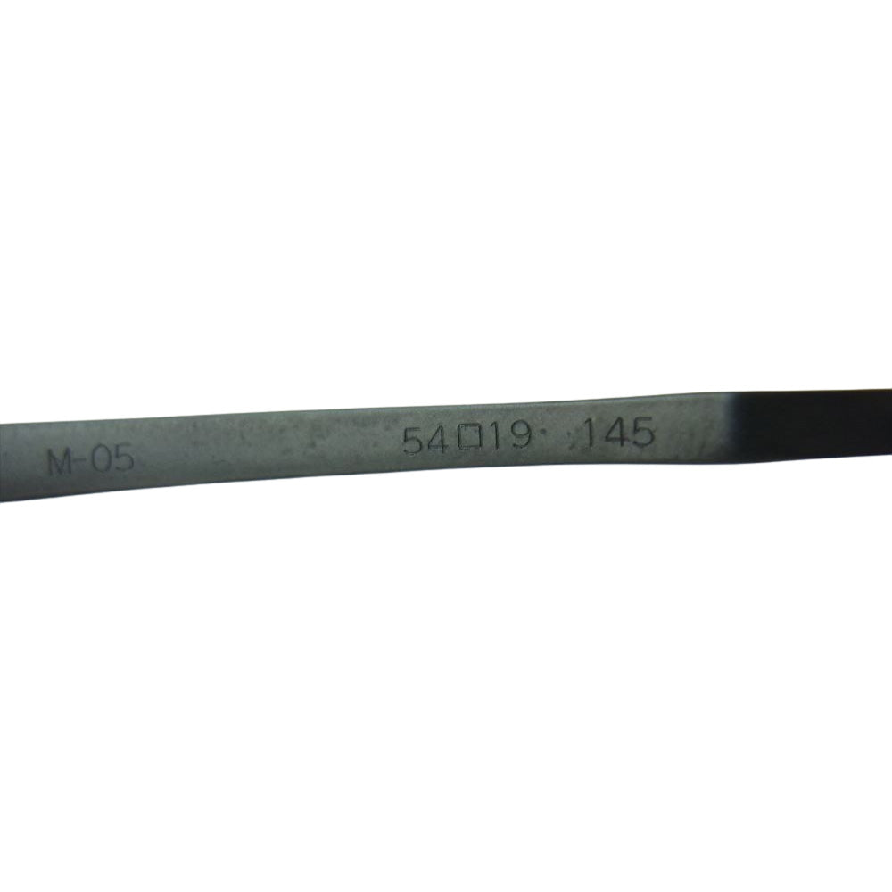 フォーナインズ ブロウ M-05 メタル 度入りレンズ 眼鏡 アイウェア グレー系 54□19 145【中古】