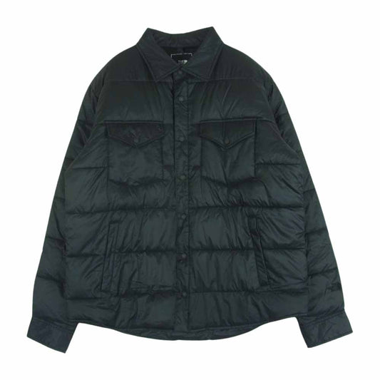 THE NORTH FACE ノースフェイス NY81933 Camp Sierra Stuffed Shirt キャンプ シエラ スタッフド 中綿 シャツ ジャケット ブラック系 L【中古】