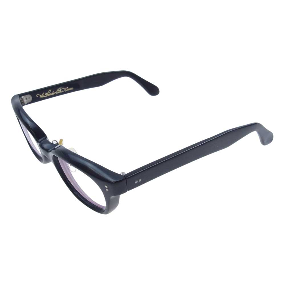 TENDERLOIN テンダーロイン × 白山眼鏡店 in the wind イン ザ ウインド 度入り メガネ 眼鏡 ブラック系【中古】