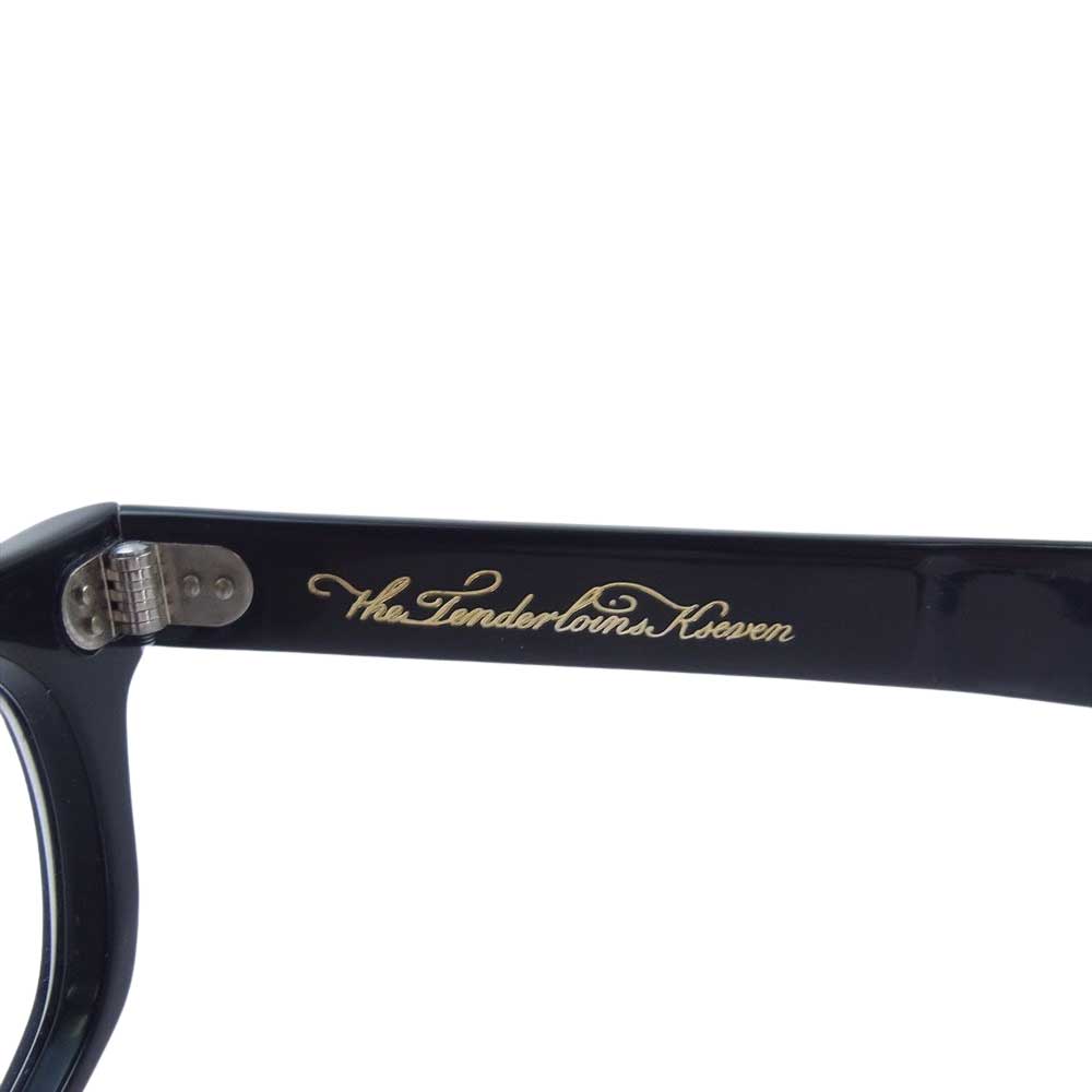 TENDERLOIN テンダーロイン × 白山眼鏡店 in the wind イン ザ ウインド 度入り メガネ 眼鏡 ブラック系【中古】