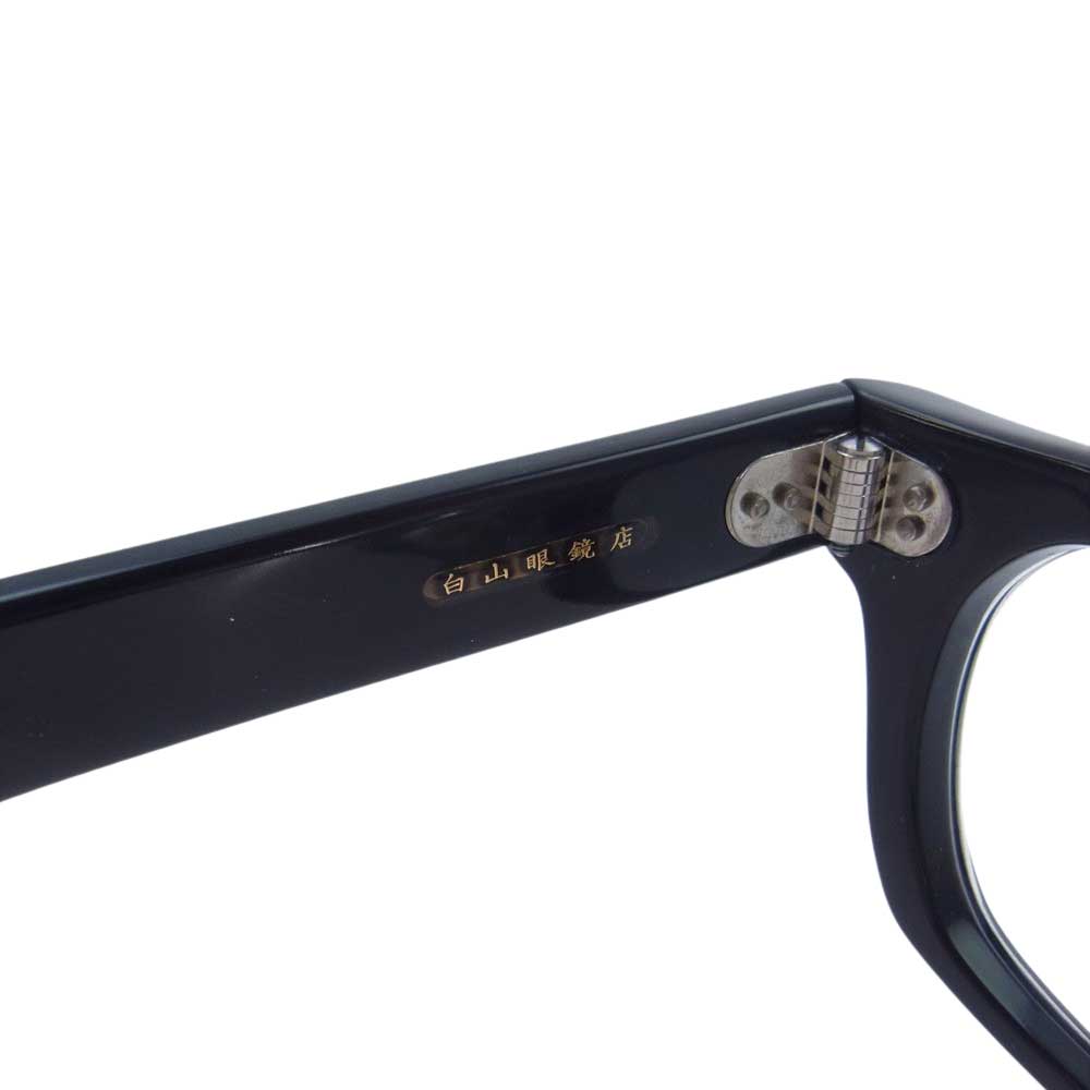 TENDERLOIN テンダーロイン × 白山眼鏡店 in the wind イン ザ ウインド 度入り メガネ 眼鏡 ブラック系【中古】