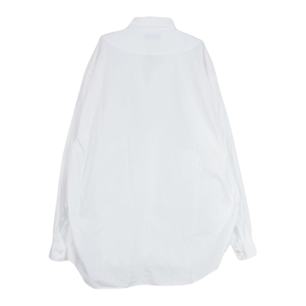 COMME des GARCONS HOMME PLUS コムデギャルソンオムプリュス 80s ヴィンテージ AD1989 アーカイブ ショールカラー ドレス シャツ 長袖 ブラウス ホワイト系 サイズ表記無【中古】