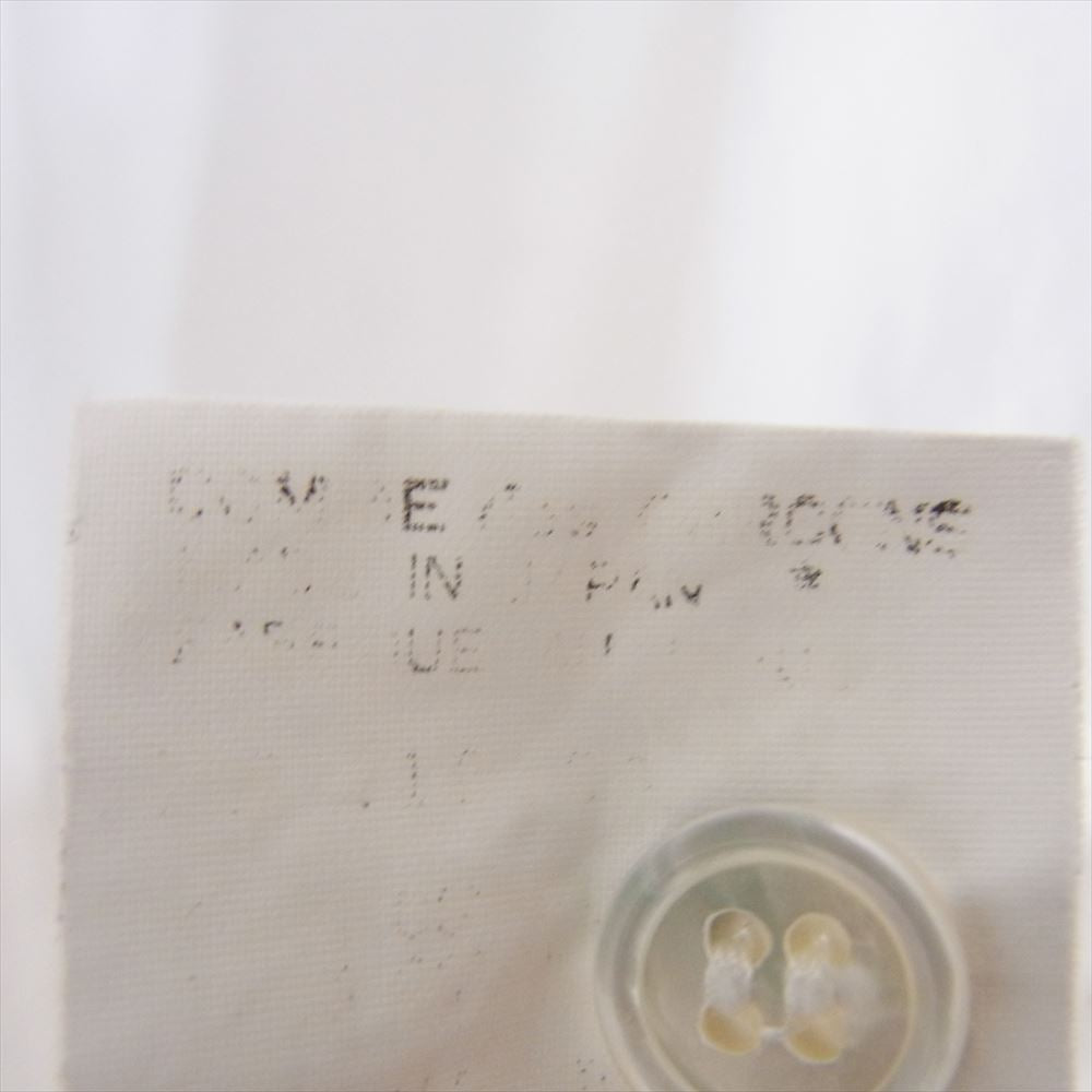 COMME des GARCONS HOMME PLUS コムデギャルソンオムプリュス 80s ヴィンテージ AD1989 アーカイブ ショールカラー ドレス シャツ 長袖 ブラウス ホワイト系 サイズ表記無【中古】