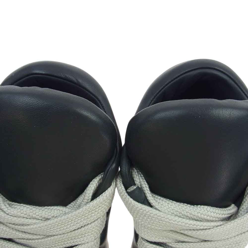 Rick Owens リックオウエンス 23AW RU02C7893 LLPW2 JUMBO LACE PADDED LOW SNEAKS ジャンボレース パデッド ローカット スニーカー ブラック系 ホワイト系 42【新古品】【未使用】【中古】