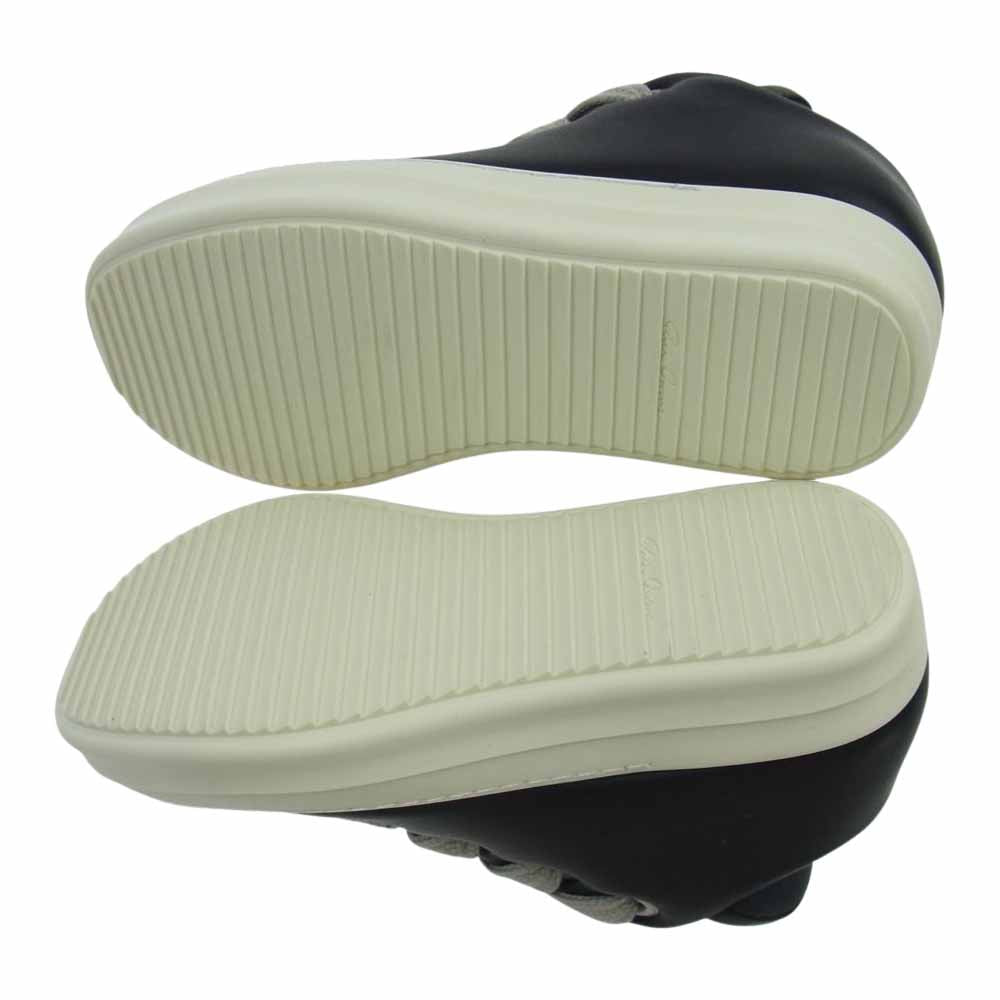 Rick Owens リックオウエンス 23AW RU02C7893 LLPW2 JUMBO LACE PADDED LOW SNEAKS ジャンボレース パデッド ローカット スニーカー ブラック系 ホワイト系 42【新古品】【未使用】【中古】