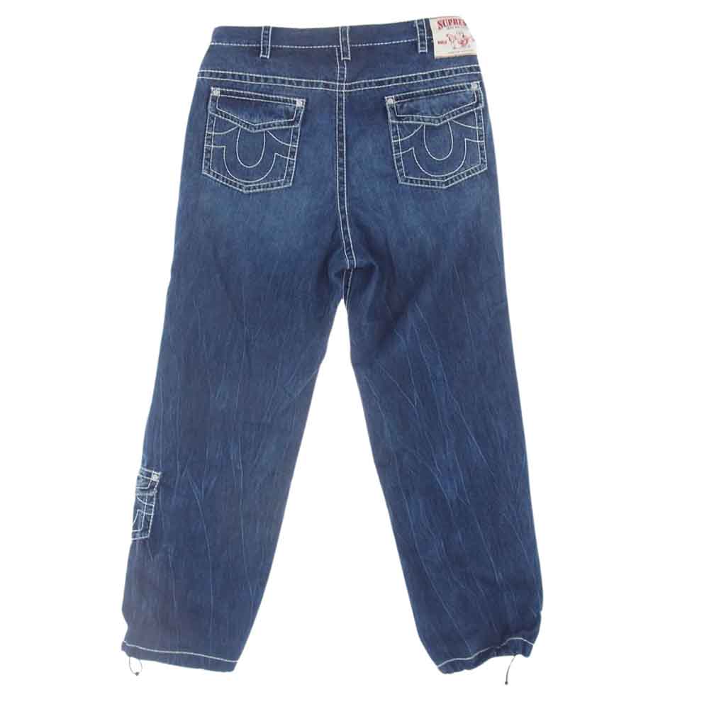 Supreme シュプリーム 22AW x True Religion GORE-TEX Pant ゴアテックス デニム イージー リブ パンツ インディゴブルー系 L【中古】