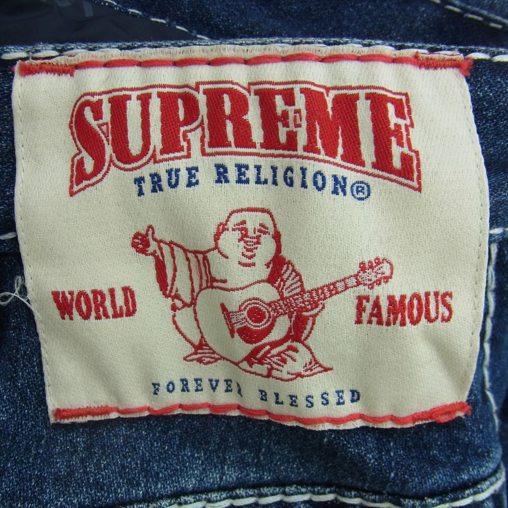 Supreme シュプリーム 22AW x True Religion GORE-TEX Pant ゴアテックス デニム イージー リブ パンツ インディゴブルー系 L【中古】